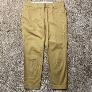 J. Crew Tan Cafe Capri Pants Sz 6